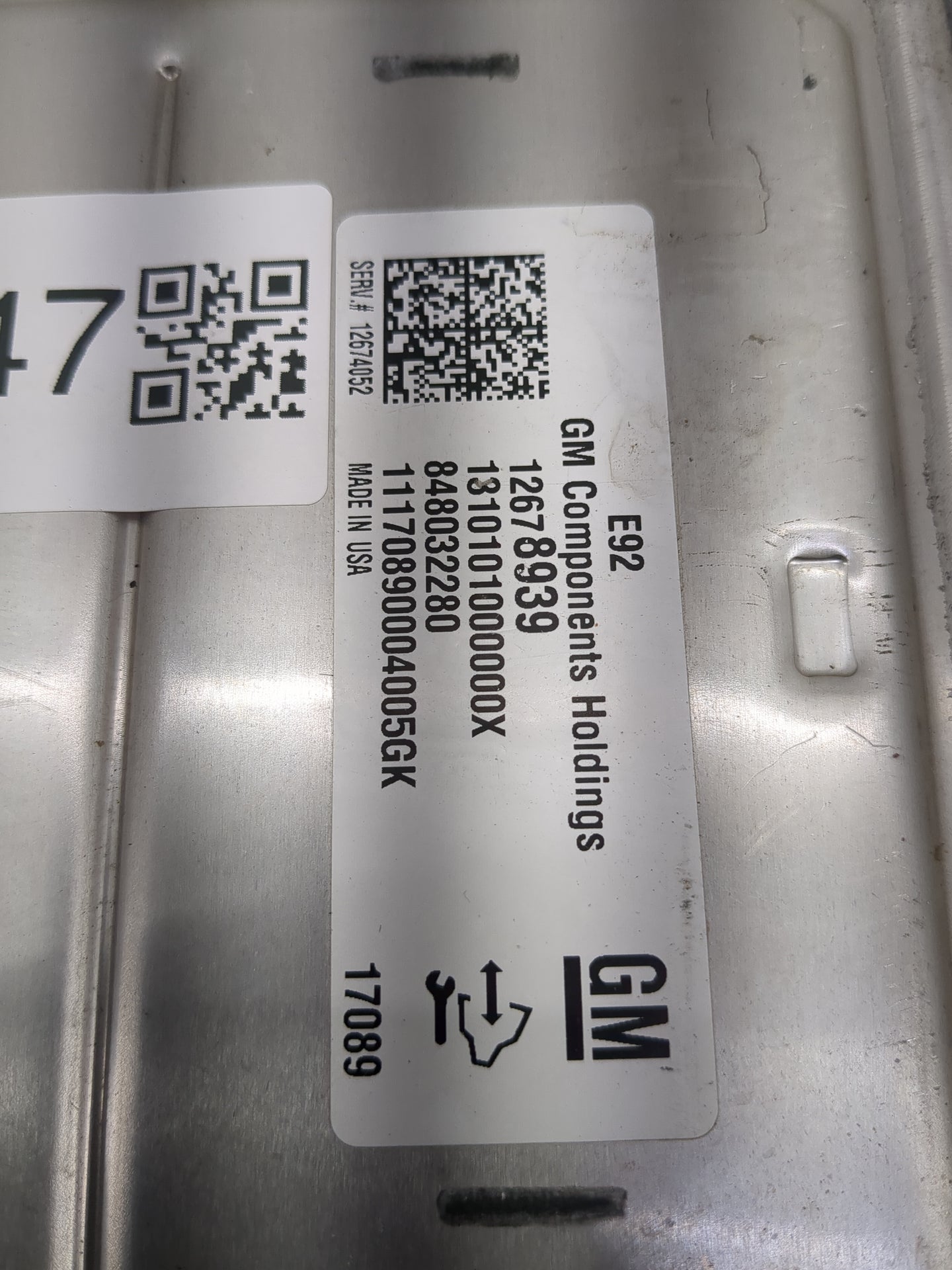 2016-2018 Gmc Sierra 1500 PCM Engine Control Computer ECU ECM PCU OEM P/N:848032280 12678939 Fits Fits 2016 2017 2018 OEM Us