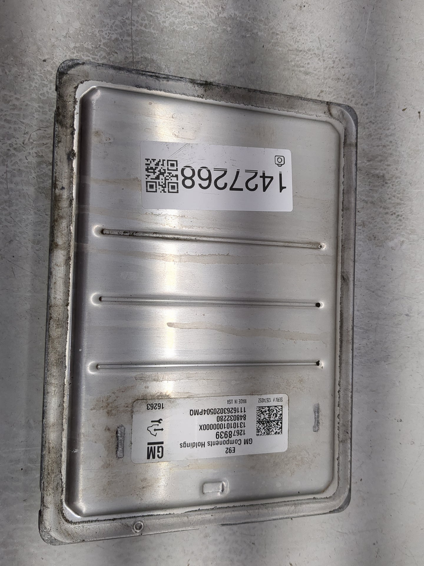 2016-2018 Gmc Sierra 1500 PCM Engine Control Computer ECU ECM PCU OEM P/N:848032280 12678939 Fits Fits 2016 2017 2018 OEM Us