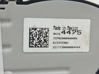 2017 Gmc Sierra 1500 Climate Control Module Temperature AC/Heater Replacement P/N:22171500000044444 815372982 Fits OEM Used 
