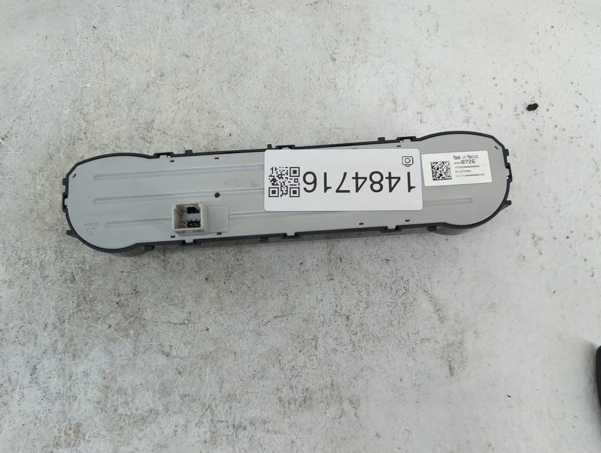 2017-2019 Gmc Sierra 1500 Climate Control Module Temperature AC/Heater Replacement P/N:84258726 815372982 Fits OEM Used Auto