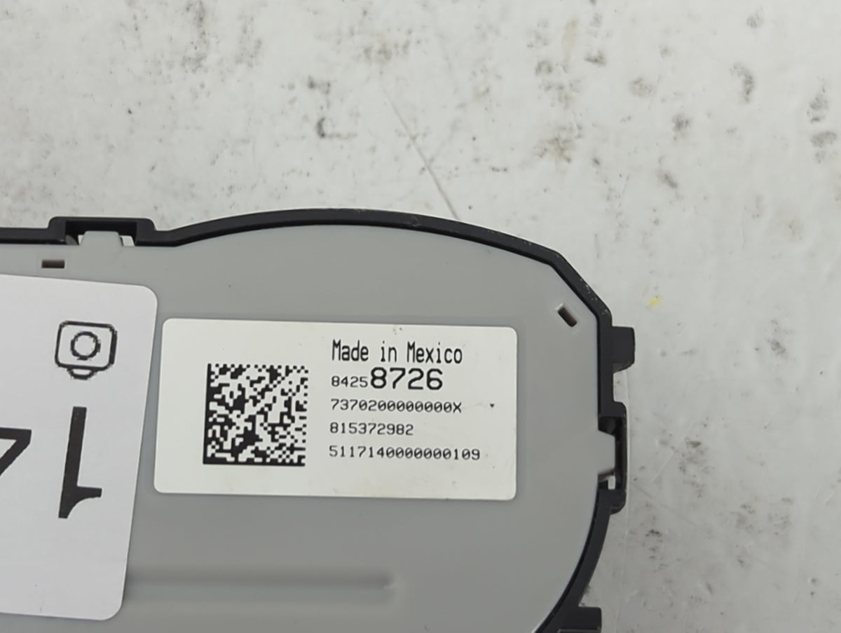 2017-2019 Gmc Sierra 1500 Climate Control Module Temperature AC/Heater Replacement P/N:84258726 815372982 Fits OEM Used Auto