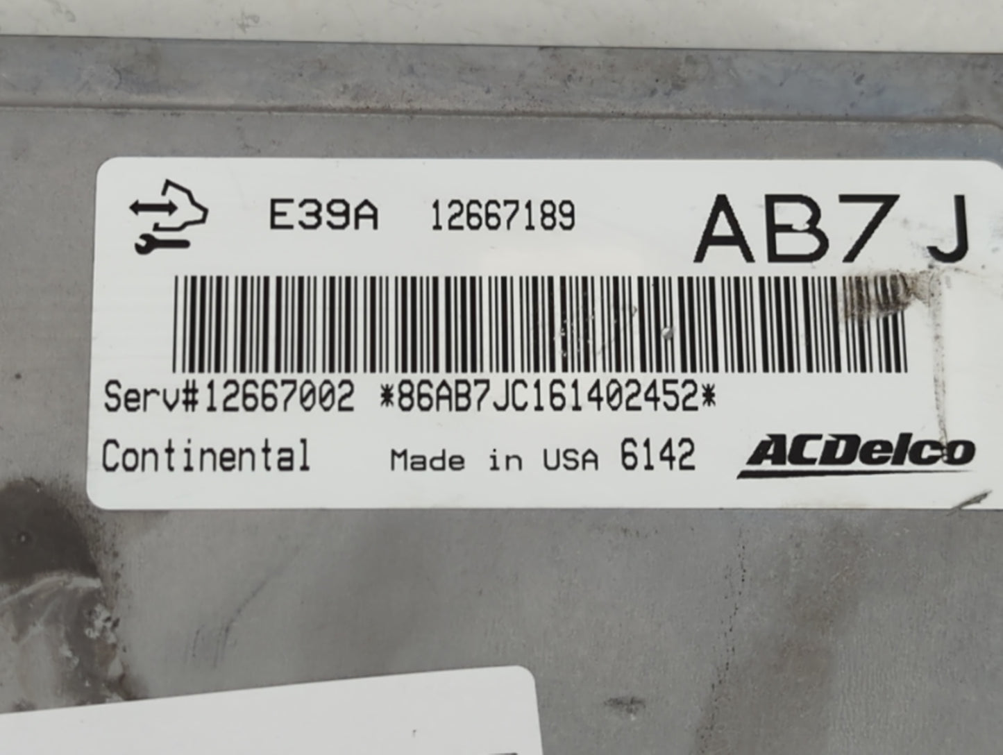 2017 Gmc Terrain PCM Engine Control Computer ECU ECM PCU OEM P/N:12667189 Fits Fits 2018 2019 2020 OEM Used Auto Parts - Oem