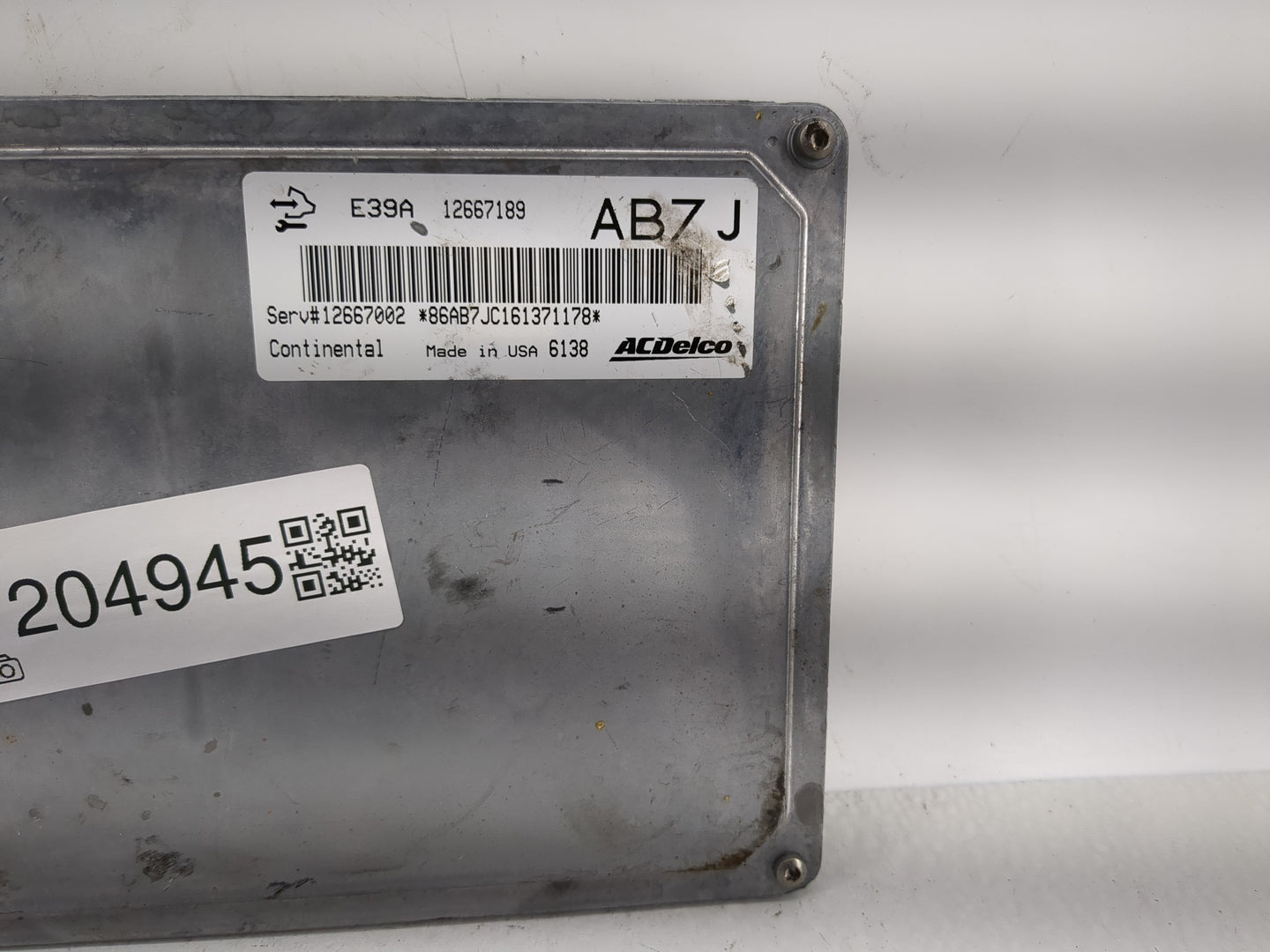 2017 Gmc Terrain PCM Engine Control Computer ECU ECM PCU OEM P/N:E39A 12667189 Fits Fits 2018 2019 2020 OEM Used Auto Parts 