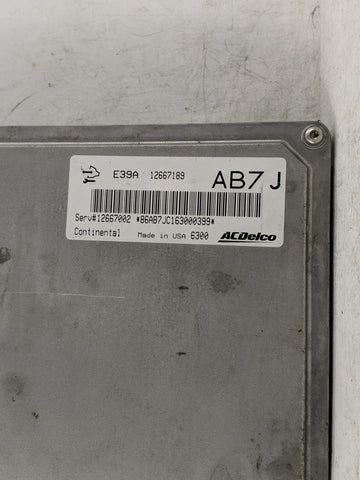 2017 Gmc Terrain PCM Engine Control Computer ECU ECM PCU OEM P/N:E39A 12667189 Fits Fits 2018 2019 2020 OEM Used Auto Parts