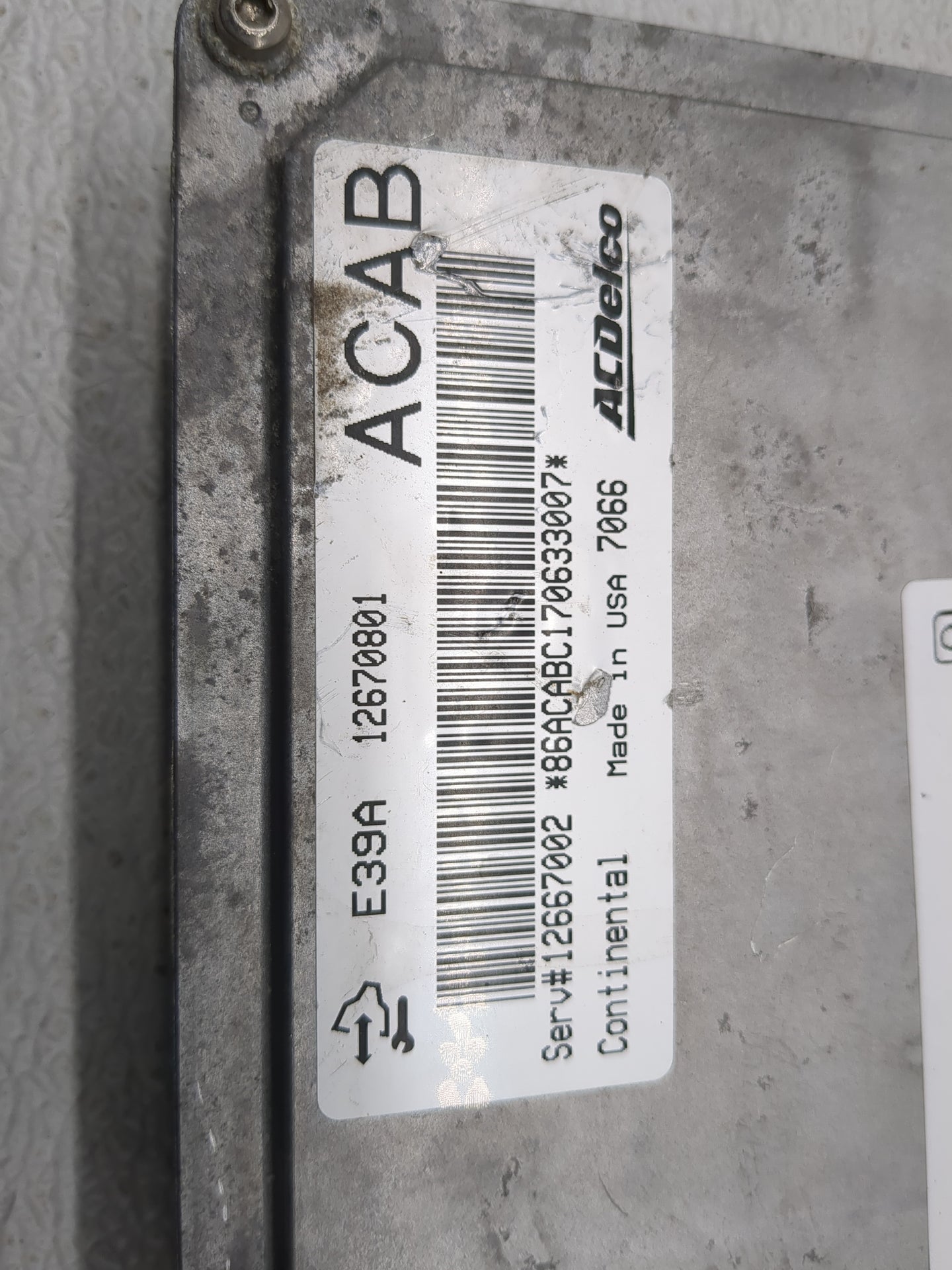 2017 Gmc Terrain PCM Engine Control Computer ECU ECM PCU OEM P/N:12670801 Fits Fits 2018 2019 2020 OEM Used Auto Parts - Oem