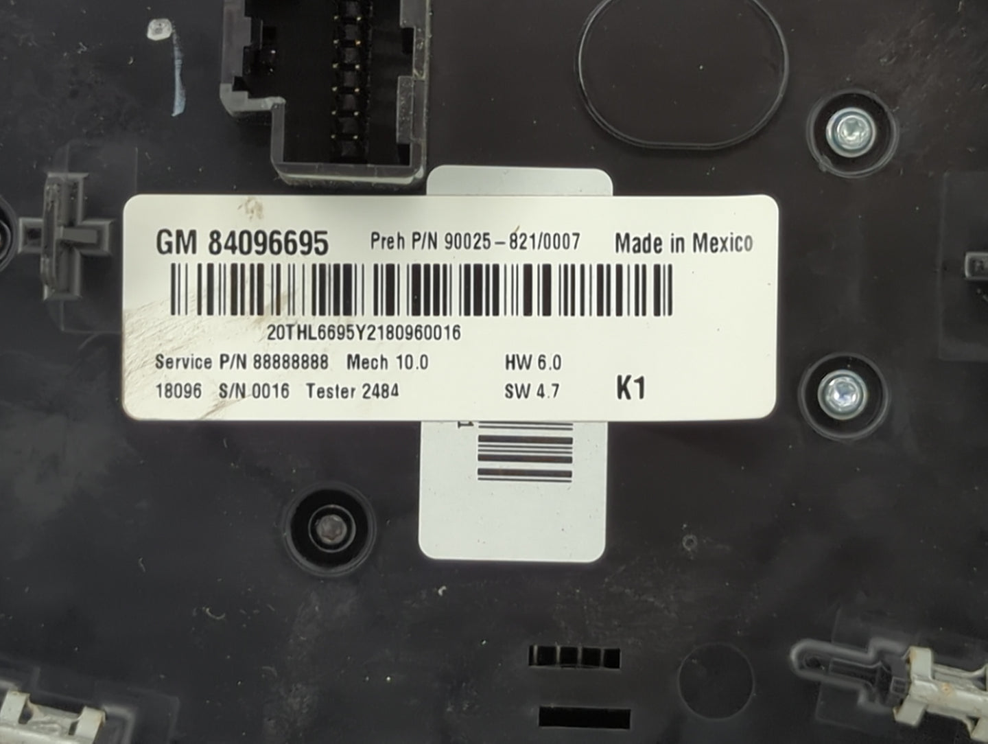 2016-2017 Gmc Terrain Radio Control Panel 1464502 - Oemusedautoparts1.com