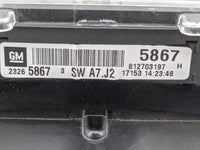 2013-2017 Gmc Terrain Instrument Cluster Speedometer Gauges P/N:23265867 A2C38135405 Miles:87K Fits Fits 2013 2014 2015 2016