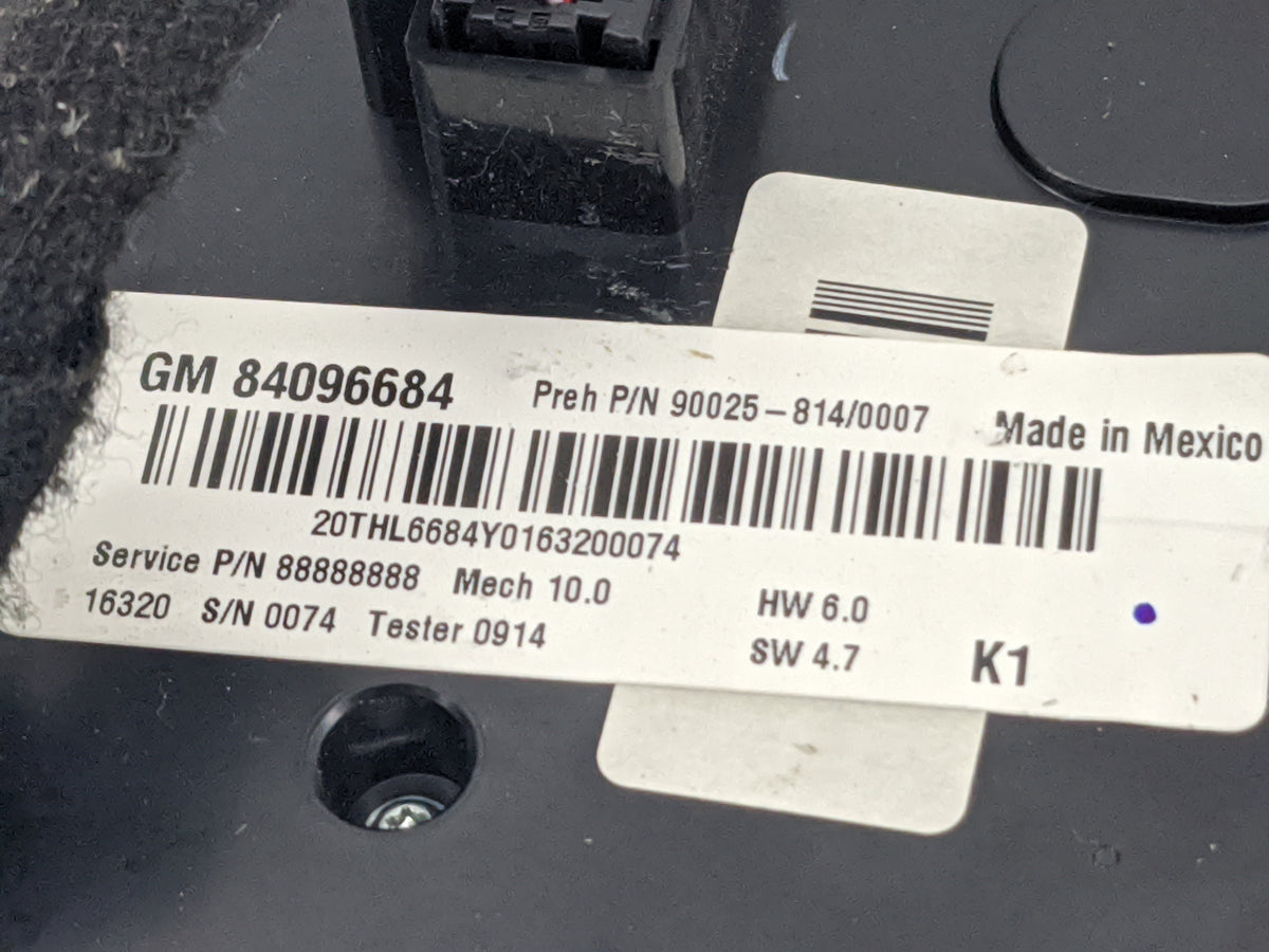 2016-2017 Gmc Terrain Radio Control Panel 1507656 - Oemusedautoparts1.com