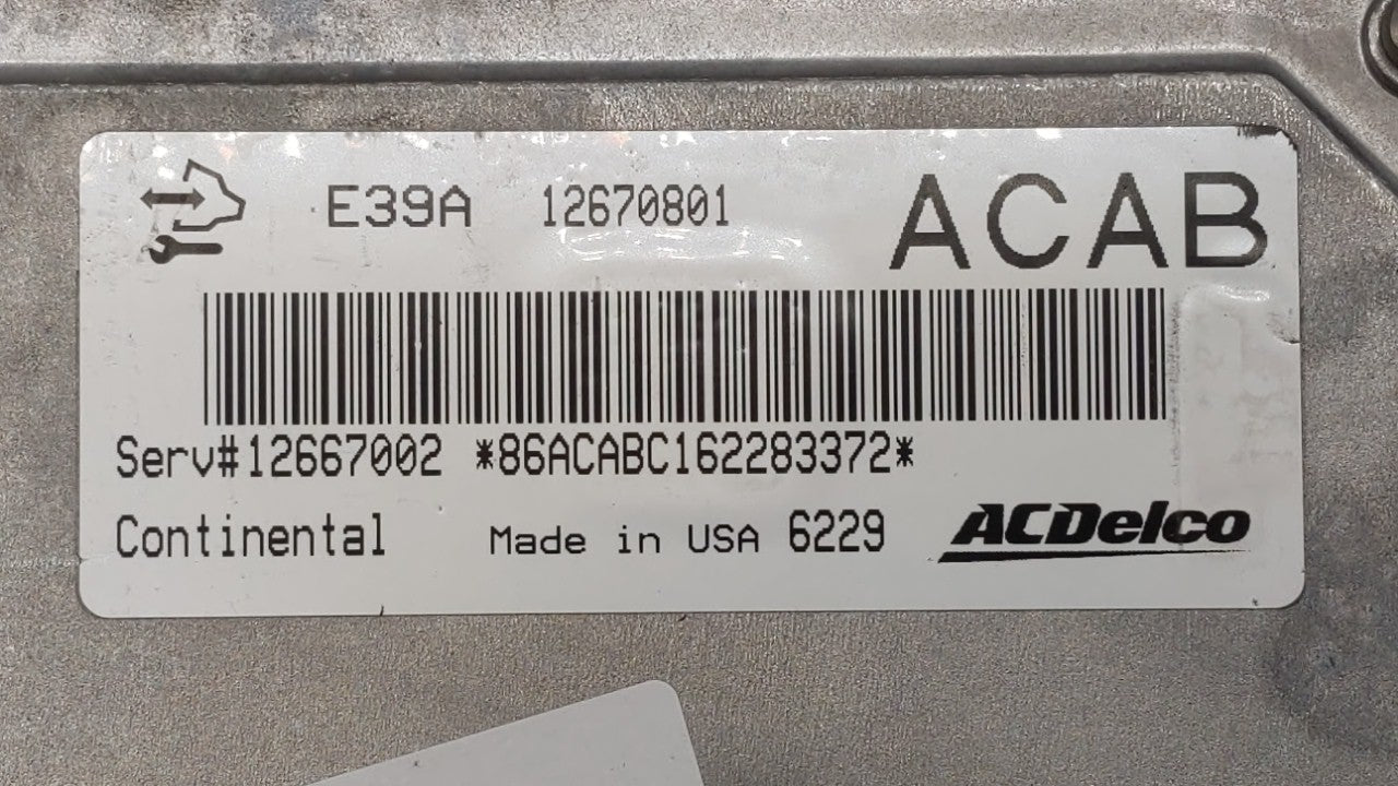 2017 Gmc Terrain PCM Engine Control Computer ECU ECM PCU OEM P/N:12666068 12667002, 12666070, 12667189 Fits Fits 2018 2019 O