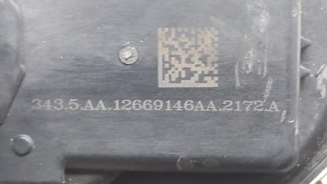 2016-2017 Gmc Terrain Throttle Body P/N:12669146AA 12670834AA Fits Fits 2016 2017 OEM Used Auto Parts - Oemusedautoparts1.co