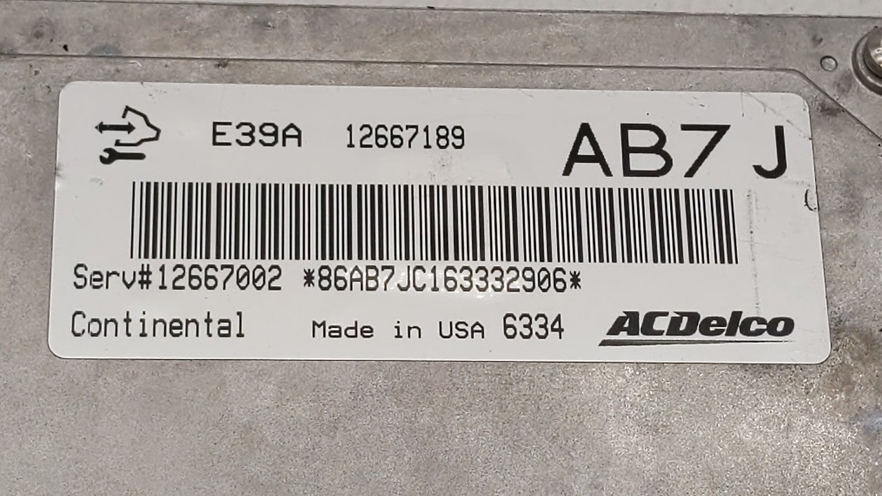 2017 Gmc Terrain PCM Engine Control Computer ECU ECM PCU OEM P/N:12666068 12667002, 12666070, 12667189 Fits Fits 2018 2019 O