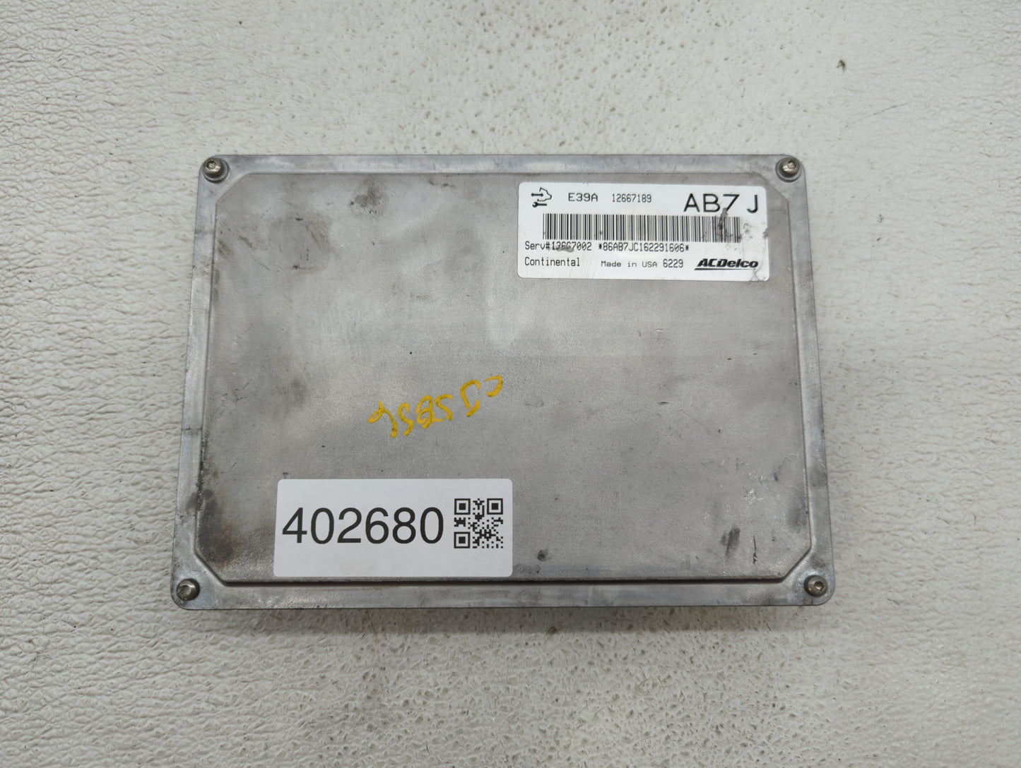 2017 Gmc Terrain PCM Engine Control Computer ECU ECM PCU OEM P/N:12667189 12667002 Fits Fits 2018 2019 OEM Used Auto Parts -