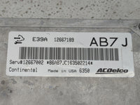 2017 Gmc Terrain PCM Engine Control Computer ECU ECM PCU OEM P/N:12667189 12667002, 12685918, 12670801 Fits Fits 2018 2019 2