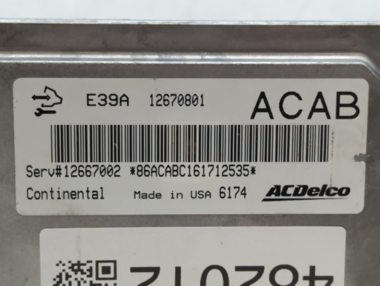 2017 Gmc Terrain PCM Engine Control Computer ECU ECM PCU OEM P/N:12666070 12667189, 12667002, 12708794 Fits Fits 2018 2019 2