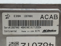 2017 Gmc Terrain PCM Engine Control Computer ECU ECM PCU OEM P/N:12666070 12667189, 12667002, 12708794 Fits Fits 2018 2019 2