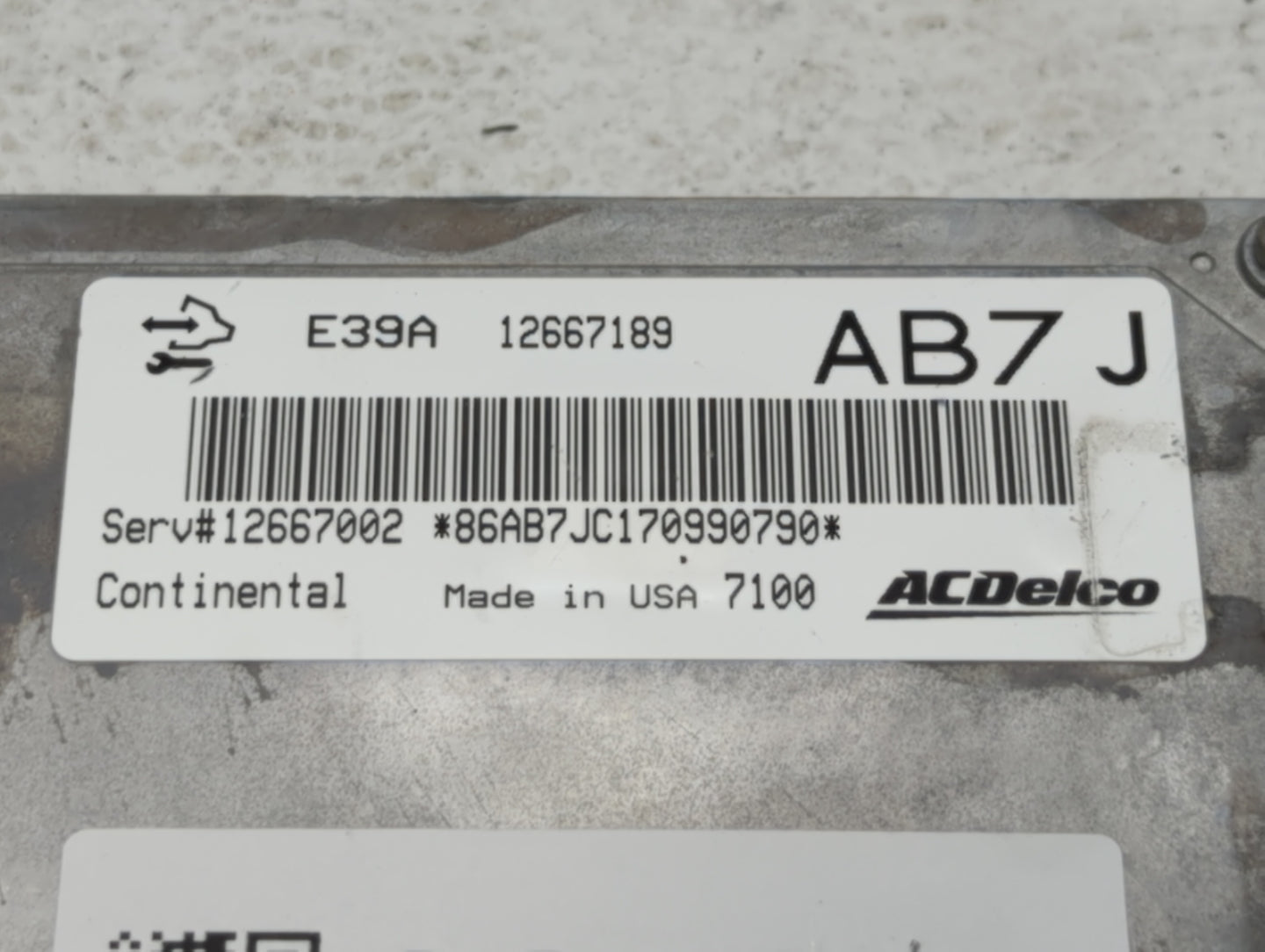 2017 Gmc Terrain PCM Engine Control Computer ECU ECM PCU OEM P/N:12667002 12667189 Fits Fits 2018 2019 2020 OEM Used Auto Pa