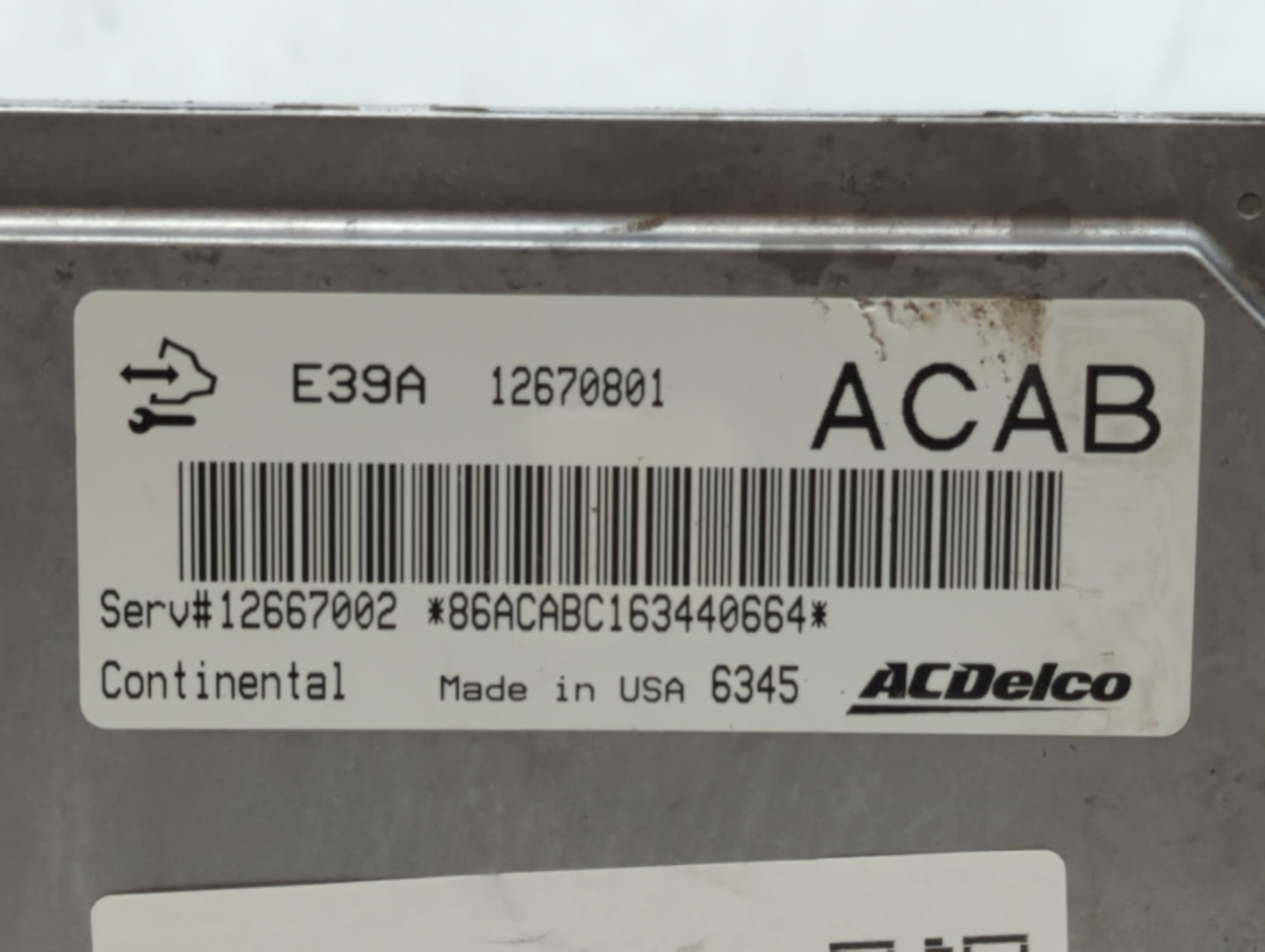 2017 Gmc Terrain PCM Engine Control Computer ECU ECM PCU OEM P/N:12670801 Fits Fits 2018 2019 2020 OEM Used Auto Parts - Oem