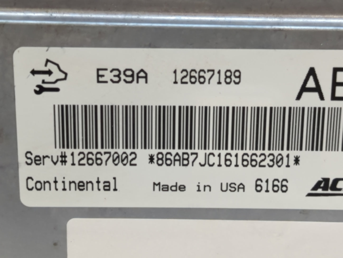 2017 Gmc Terrain PCM Engine Control Computer ECU ECM PCU OEM P/N:12667189 Fits Fits 2018 2019 2020 OEM Used Auto Parts - Oem