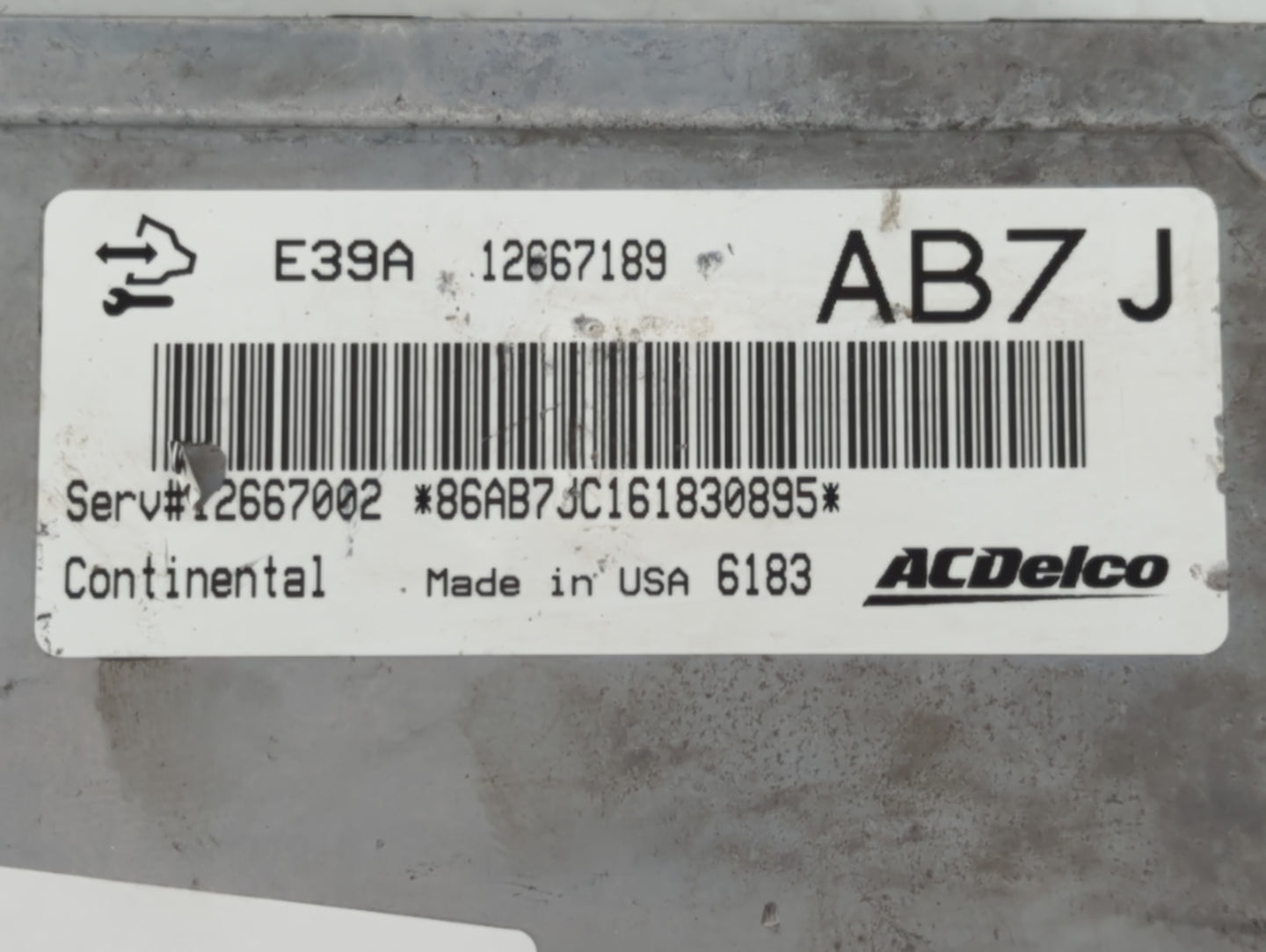 2017 Gmc Terrain PCM Engine Control Computer ECU ECM PCU OEM P/N:12667189 12667002 Fits Fits 2018 2019 2020 OEM Used Auto Pa