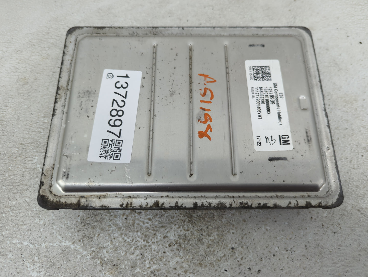 2017 Gmc Yukon PCM Engine Control Computer ECU ECM PCU OEM P/N:848032280 12678939 Fits Fits 2016 2018 OEM Used Auto Parts - 