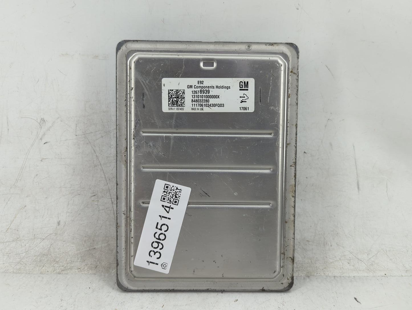 2017 Gmc Yukon PCM Engine Control Computer ECU ECM PCU OEM P/N:12678939 Fits Fits 2016 2018 OEM Used Auto Parts - Oemusedaut
