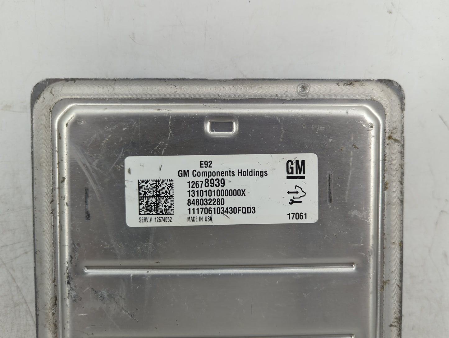 2017 Gmc Yukon PCM Engine Control Computer ECU ECM PCU OEM P/N:12678939 Fits Fits 2016 2018 OEM Used Auto Parts - Oemusedaut