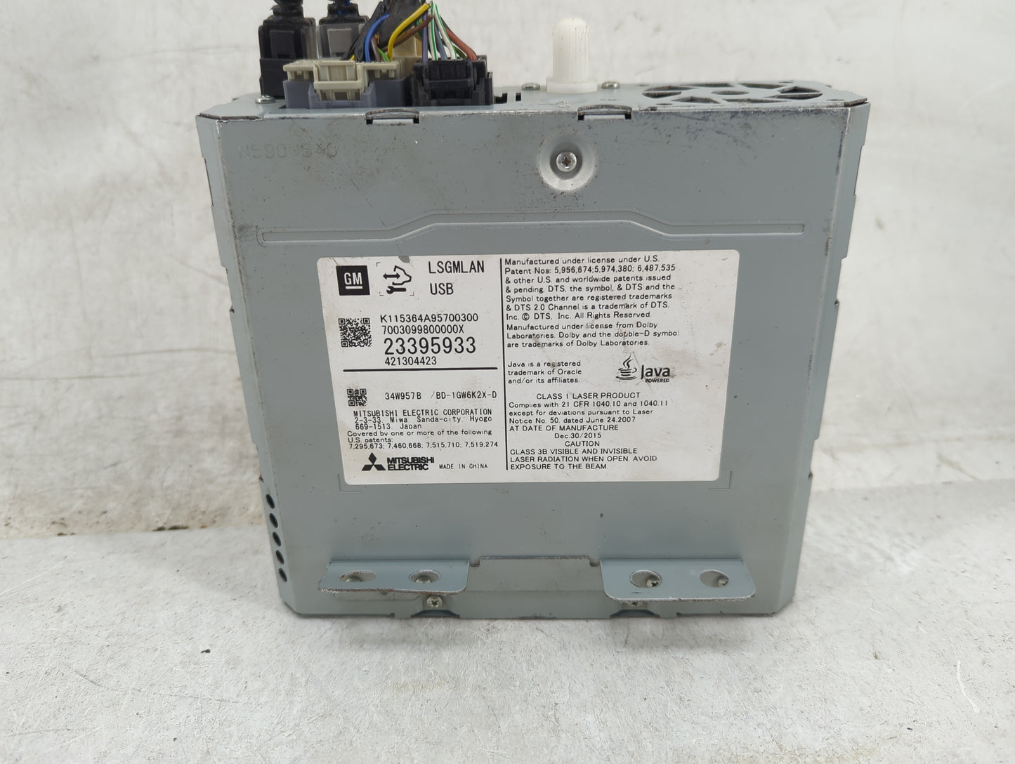 2015-2016 Gmc Yukon Radio AM FM Cd Player Receiver Replacement P/N:23395933 421304423 Fits Fits 2015 2016 2017 2018 2019 202