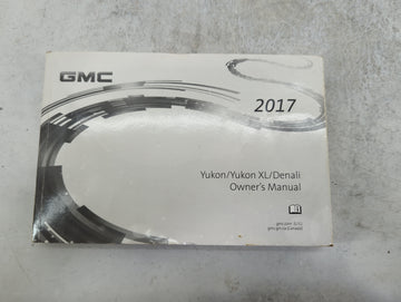 2017 Gmc Yukon Owners Manual Book Guide P/N:23476165 OEM Used Auto Parts