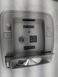 2015-2020 Gmc Yukon Overhead Console W/rear Climate Control Gray 1483372 - Oemusedautoparts1.com