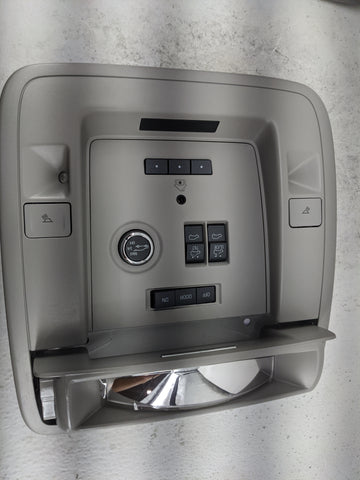 2015-2020 Gmc Yukon Overhead Console W/rear Climate Control Gray 1483372 - Oemusedautoparts1.com