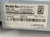 2016-2017 Honda Accord Instrument Cluster Speedometer Gauges P/N:39710-T2A-A71 Fits Fits 2016 2017 OEM Used Auto Parts - Oem