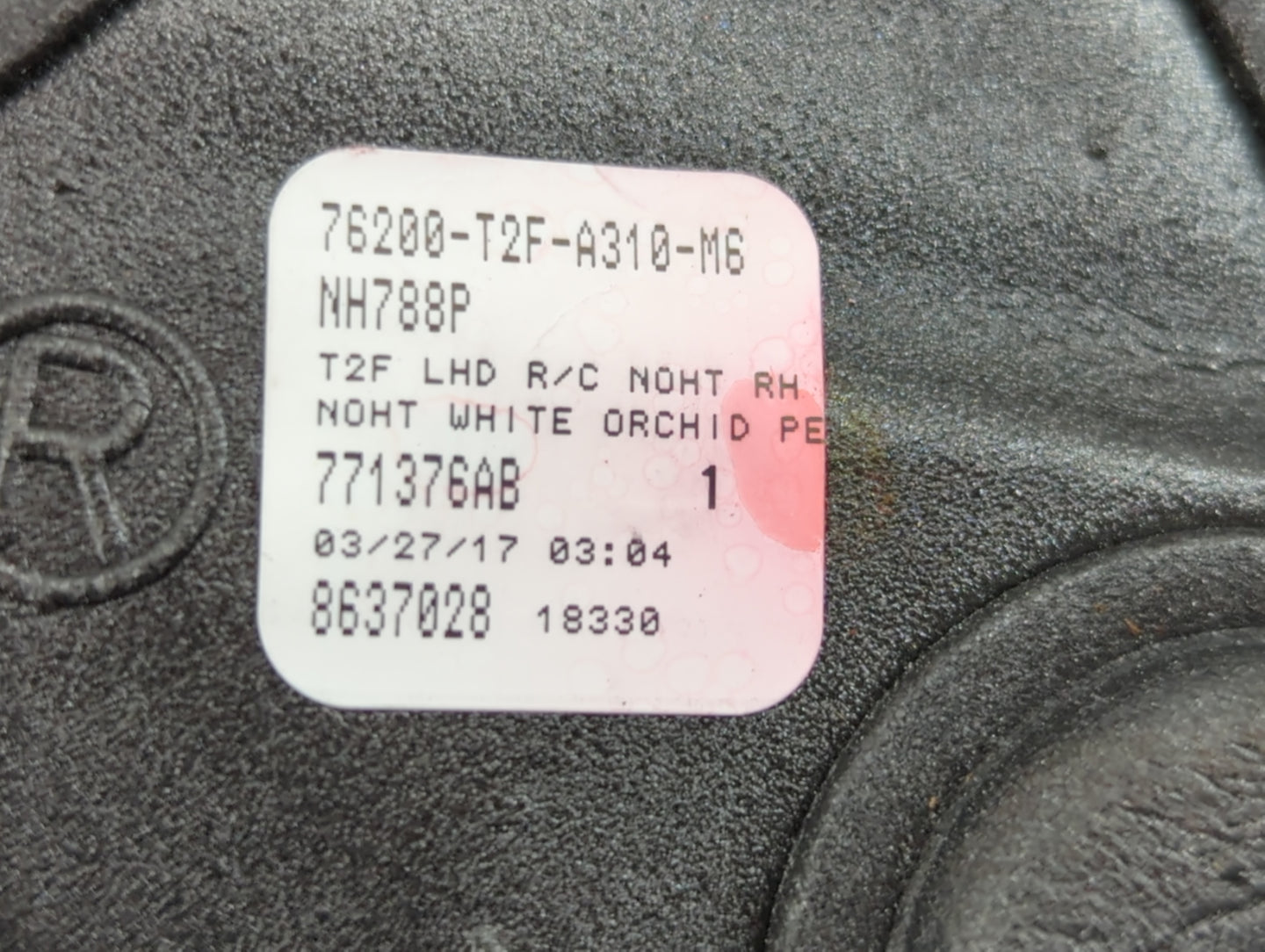 2013-2017 Honda Accord Passenger Side View Mirror - Right Door Mirror OEM Used - Oemusedautoparts1.com