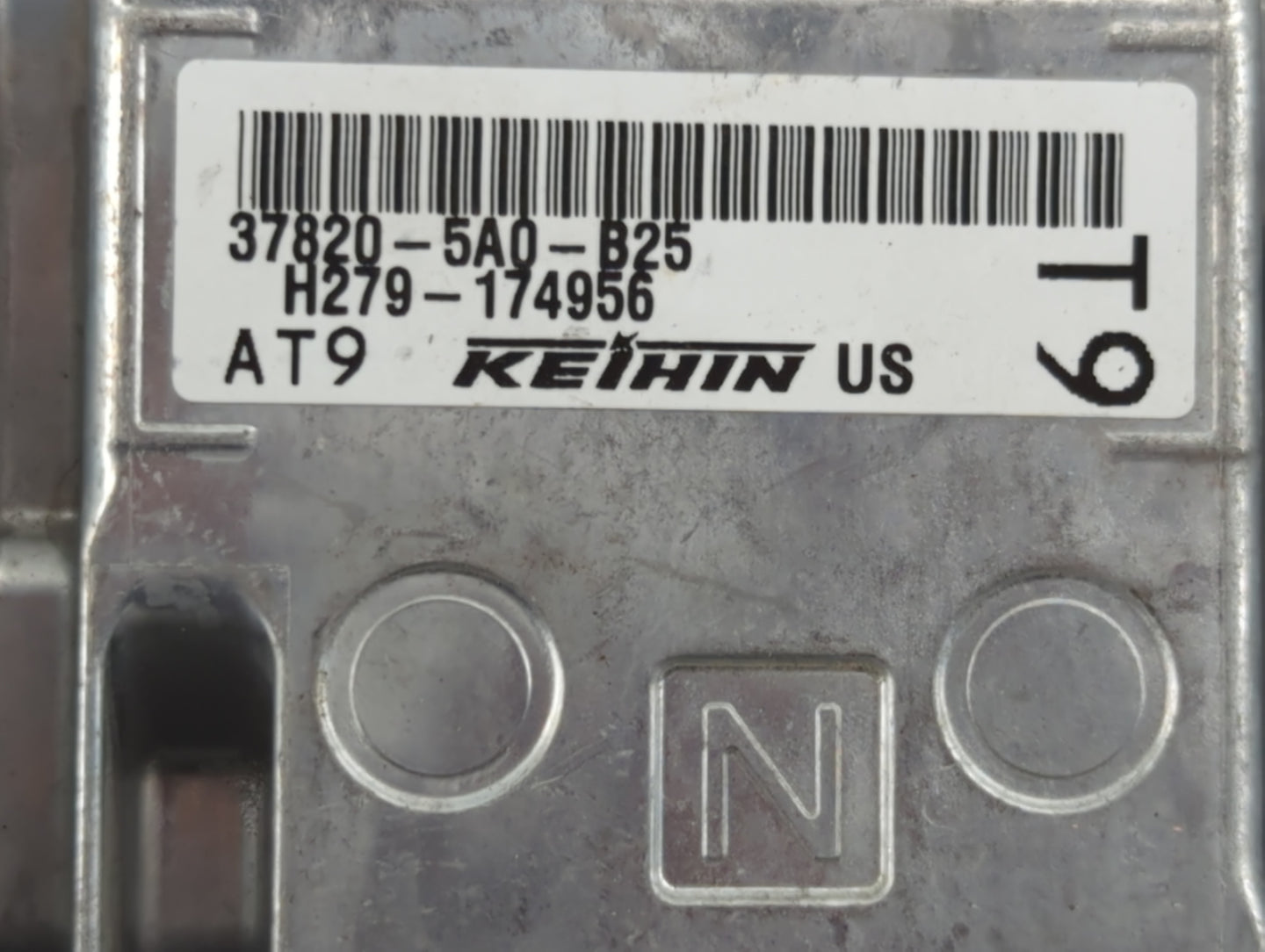 2016-2017 Honda Accord PCM Engine Control Computer ECU ECM PCU OEM P/N:37820-5A0-B25 Fits Fits 2016 2017 OEM Used Auto Parts