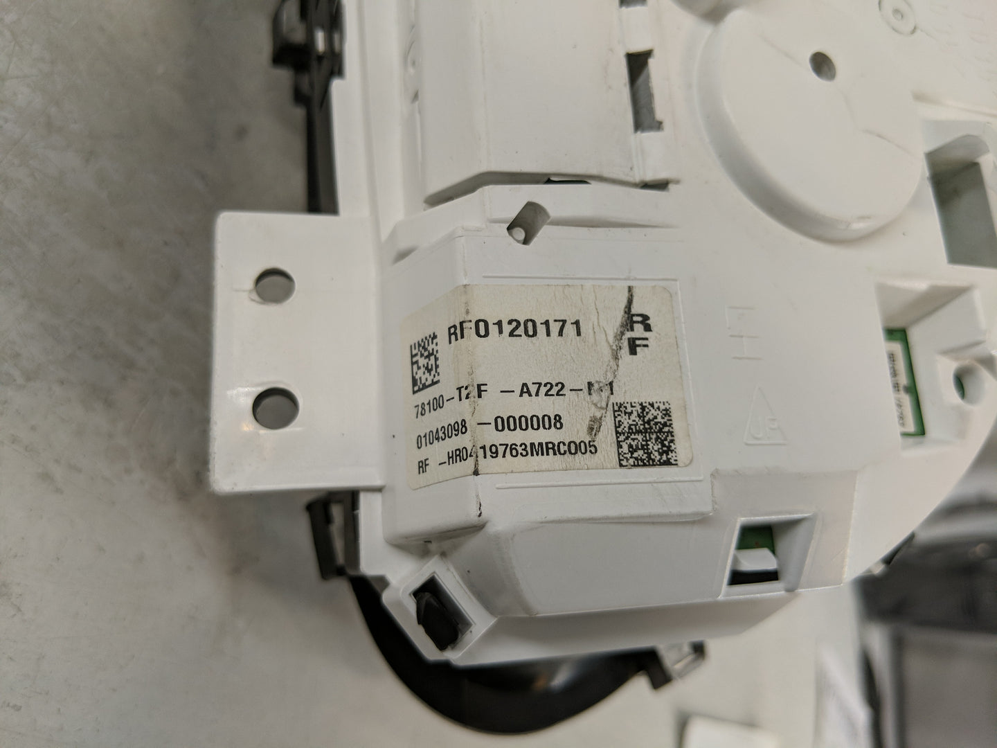 2017 Honda Accord Instrument Cluster Speedometer Gauges P/N:78100-T2F-A722-M1 Fits OEM Used Auto Parts - Oemusedautoparts1.c