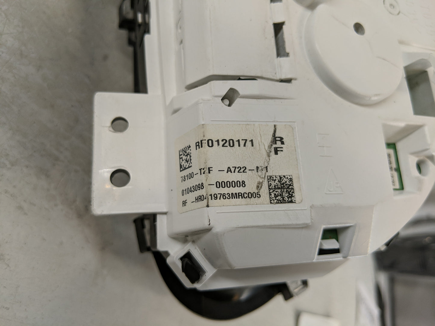 2017 Honda Accord Instrument Cluster Speedometer Gauges P/N:78100-T2F-A722-M1 Fits OEM Used Auto Parts - Oemusedautoparts1.c