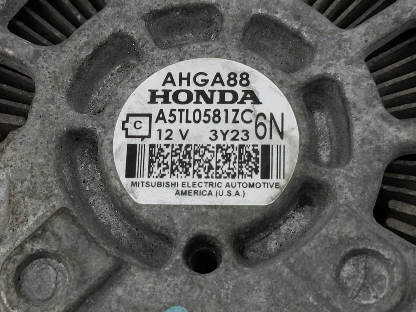 2013-2017 Honda Accord Alternator Replacement Generator Charging Assembly Engine OEM P/N:A5TL0581ZC Fits OEM Used Auto Parts