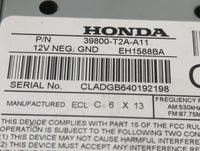 2016-2017 Honda Accord Radio AM FM Cd Player Receiver Replacement P/N:39800-T2A-A11 Fits Fits 2016 2017 OEM Used Auto Parts 