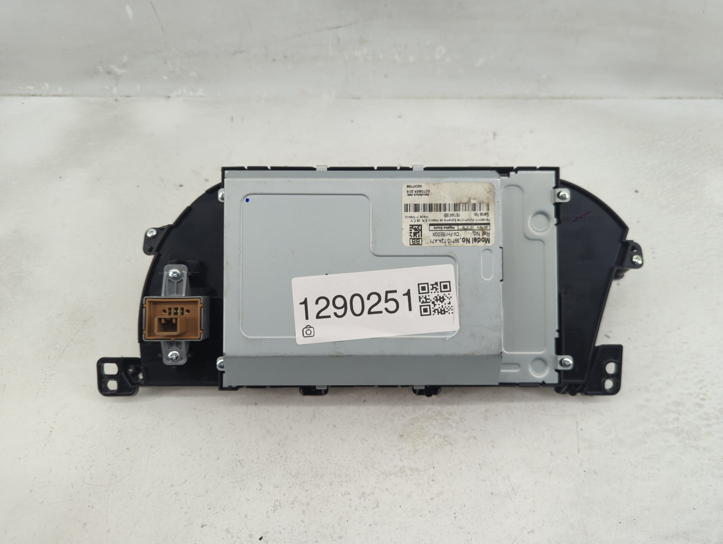 Honda Accord Information-gps-tv Control Module 39710-t2a-a71 - Oemusedautoparts1.com