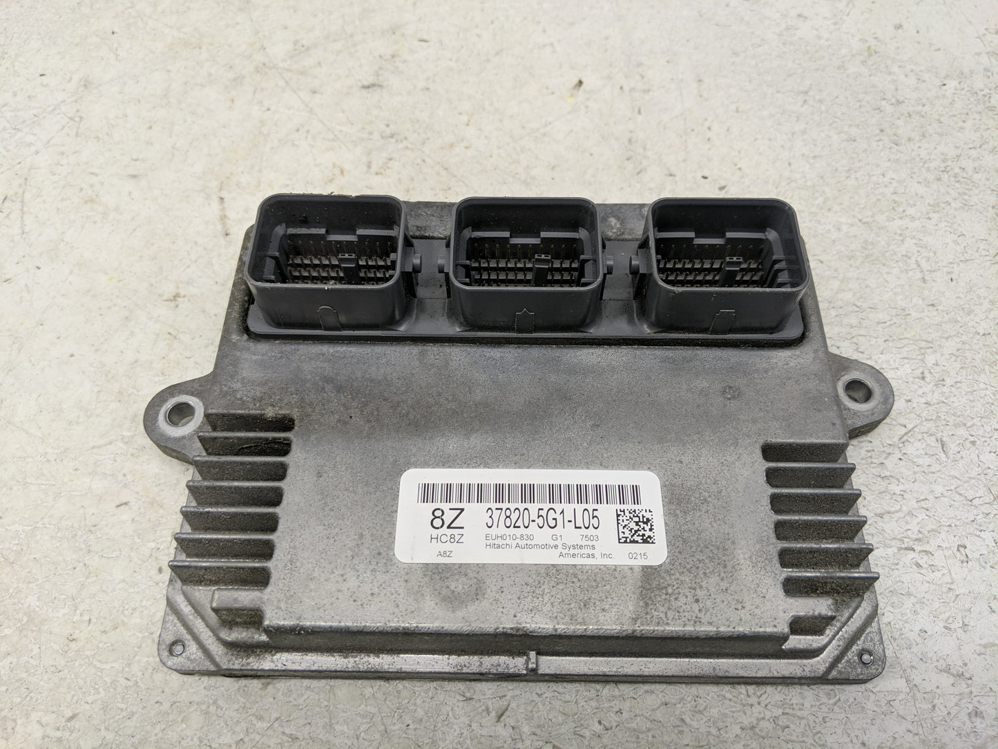 2016-2017 Honda Accord PCM Engine Control Computer ECU ECM PCU OEM P/N:37820-5G0-A05 Fits Fits 2016 2017 OEM Used Auto Parts