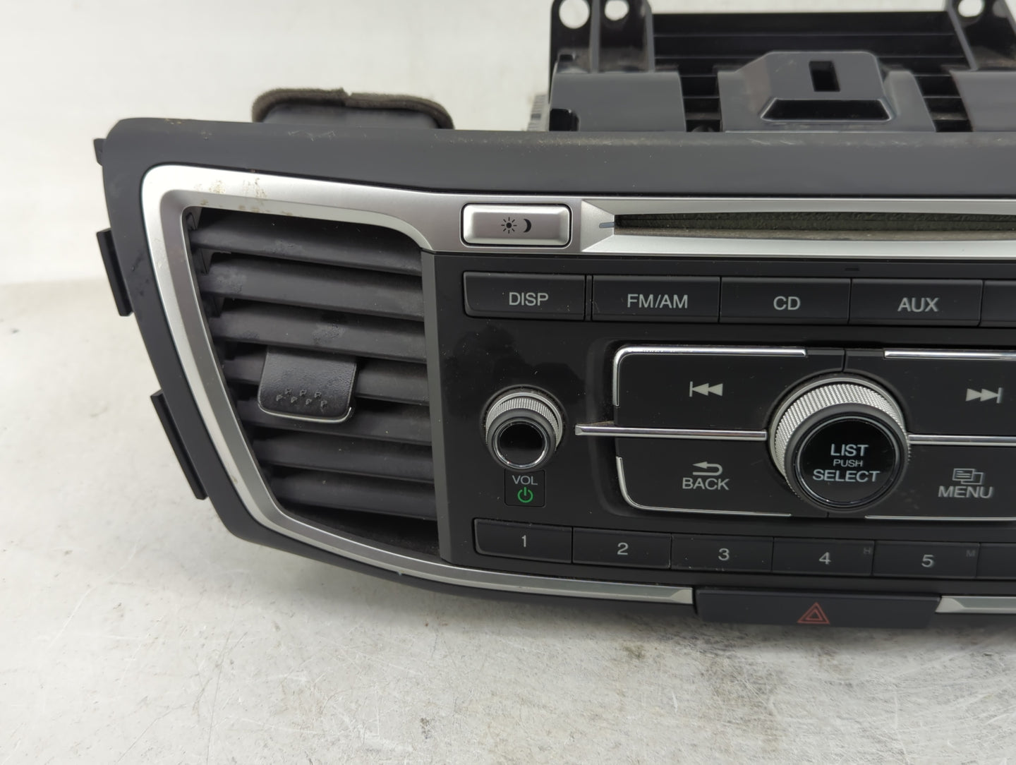 2016-2017 Honda Accord Radio AM FM Cd Player Receiver Replacement P/N:39100-T2F-A001 Fits Fits 2016 2017 OEM Used Auto Parts