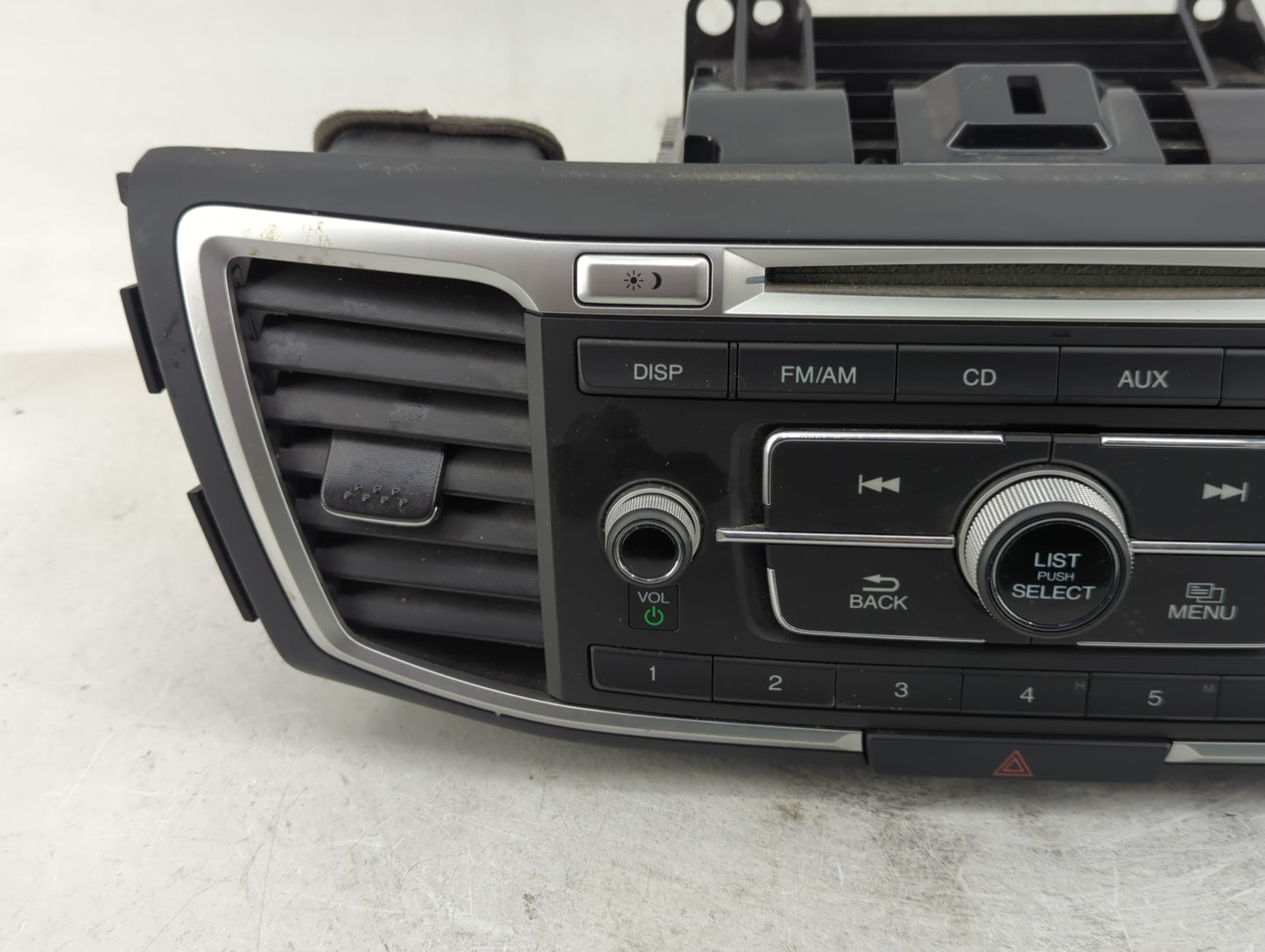 2016-2017 Honda Accord Radio AM FM Cd Player Receiver Replacement P/N:39100-T2F-A001 Fits Fits 2016 2017 OEM Used Auto Parts