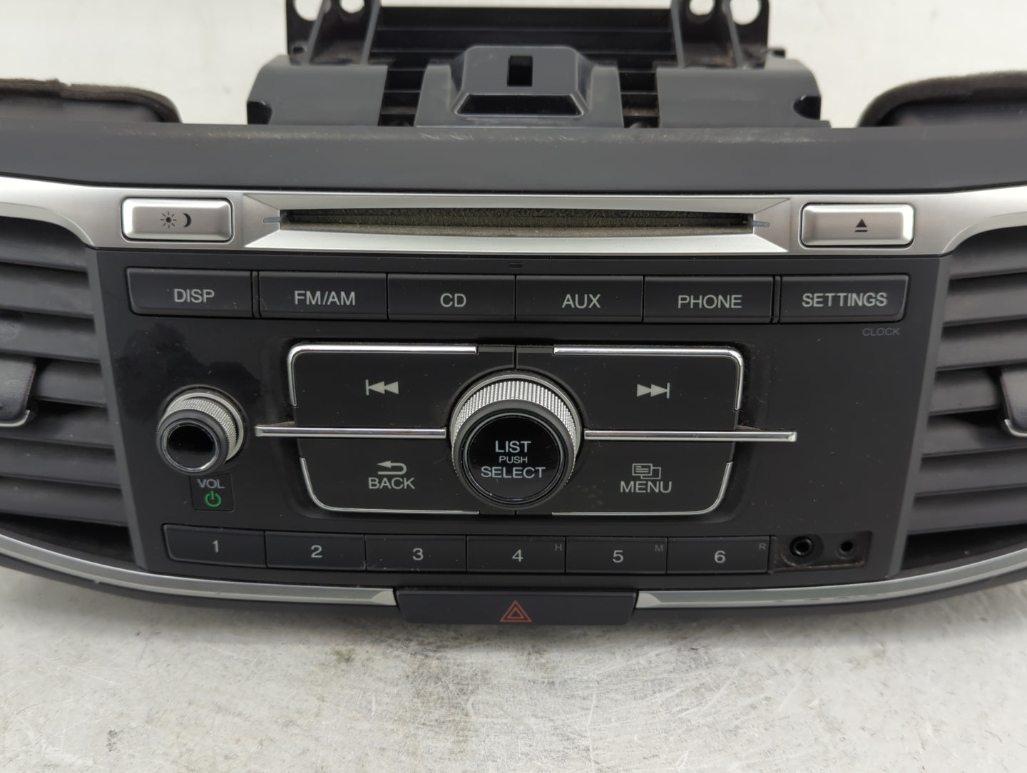 2016-2017 Honda Accord Radio AM FM Cd Player Receiver Replacement P/N:39100-T2F-A001 Fits Fits 2016 2017 OEM Used Auto Parts
