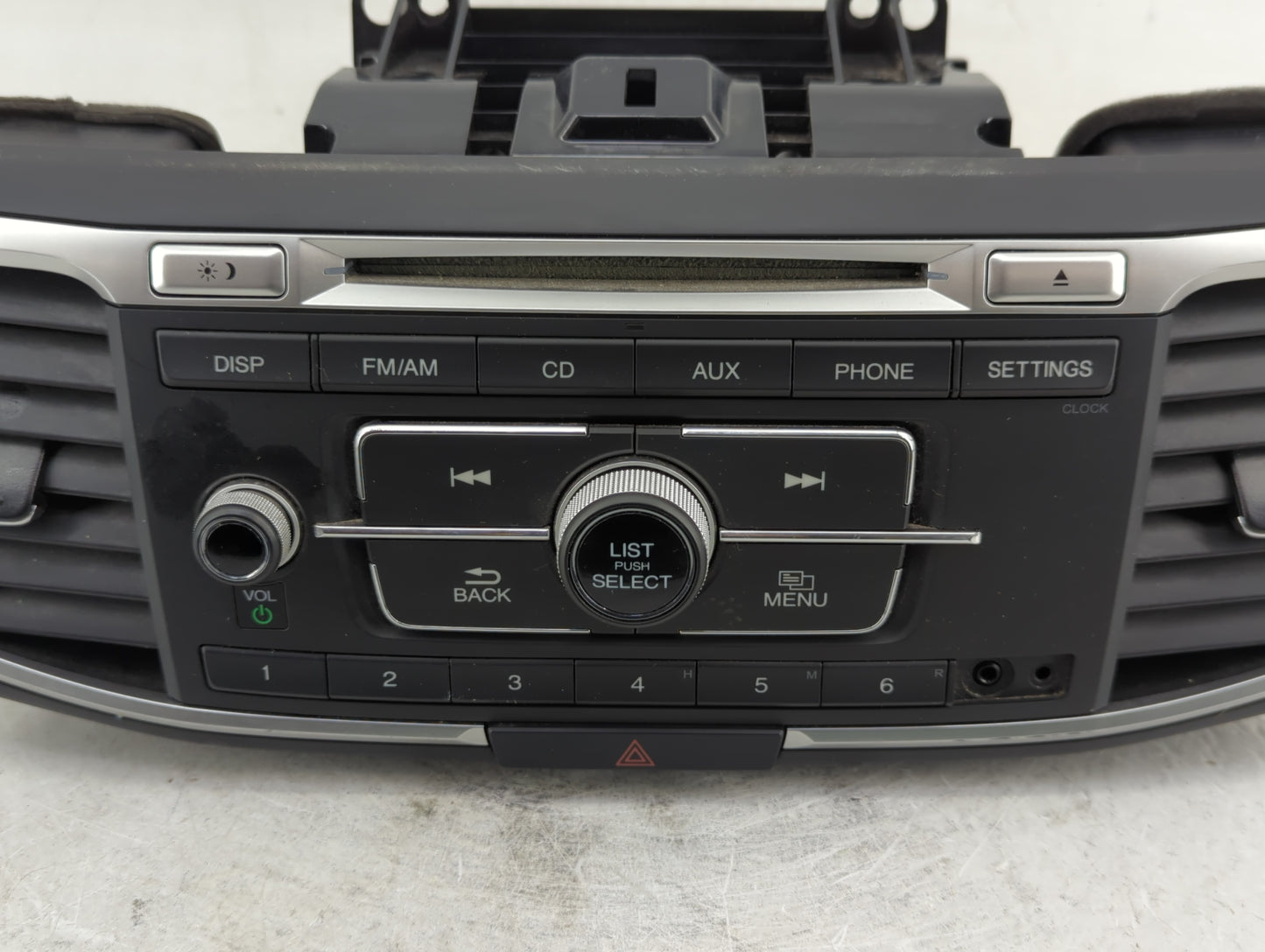 2016-2017 Honda Accord Radio AM FM Cd Player Receiver Replacement P/N:39100-T2F-A001 Fits Fits 2016 2017 OEM Used Auto Parts