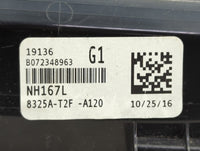 2017 Honda Accord Overhead Roof Console 1388859 - Oemusedautoparts1.com