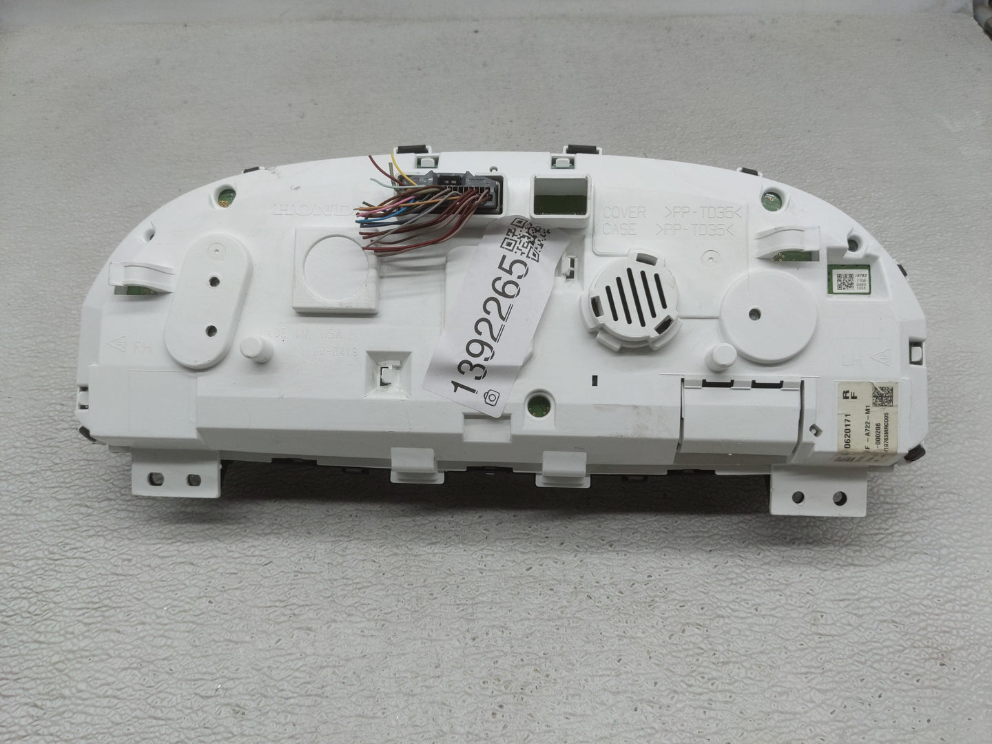2017 Honda Accord Instrument Cluster Speedometer Gauges P/N:78100-T2F-A722-M1 Fits OEM Used Auto Parts - Oemusedautoparts1.c