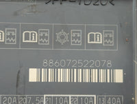 2014-2017 Honda Accord Fusebox Fuse Box Panel Relay Module P/N:886072522078 Fits Fits 2014 2015 2016 2017 OEM Used Auto Part