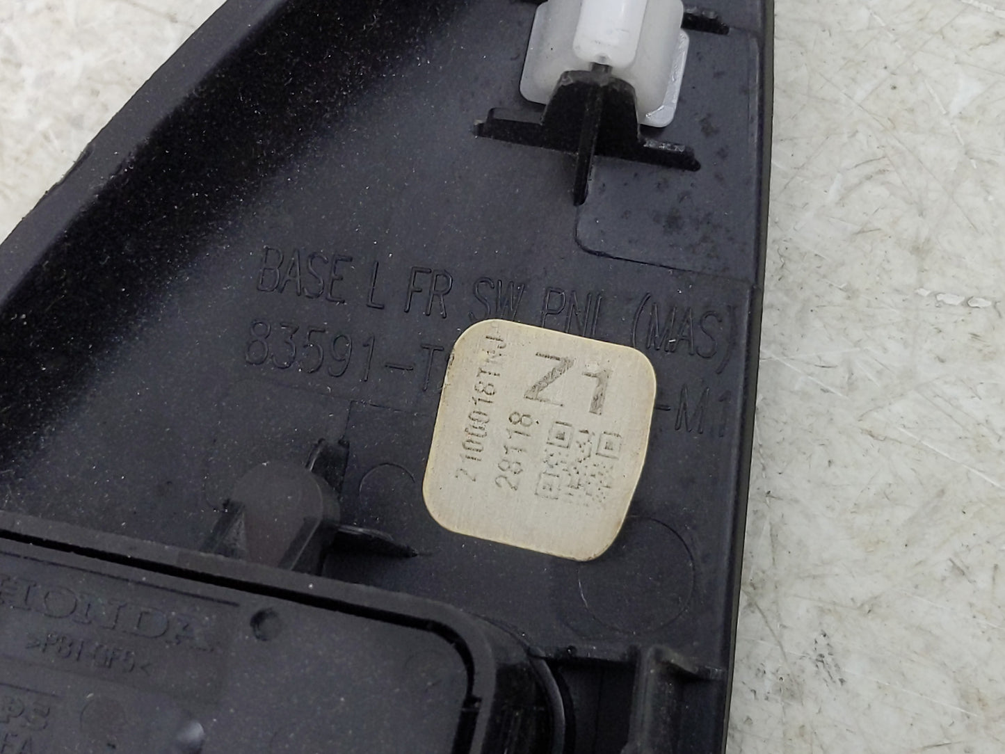2013-2017 Honda Accord Master Power Window Switch Replacement Driver Side Left Fits Fits 2013 2014 2015 2016 2017 OEM Used A