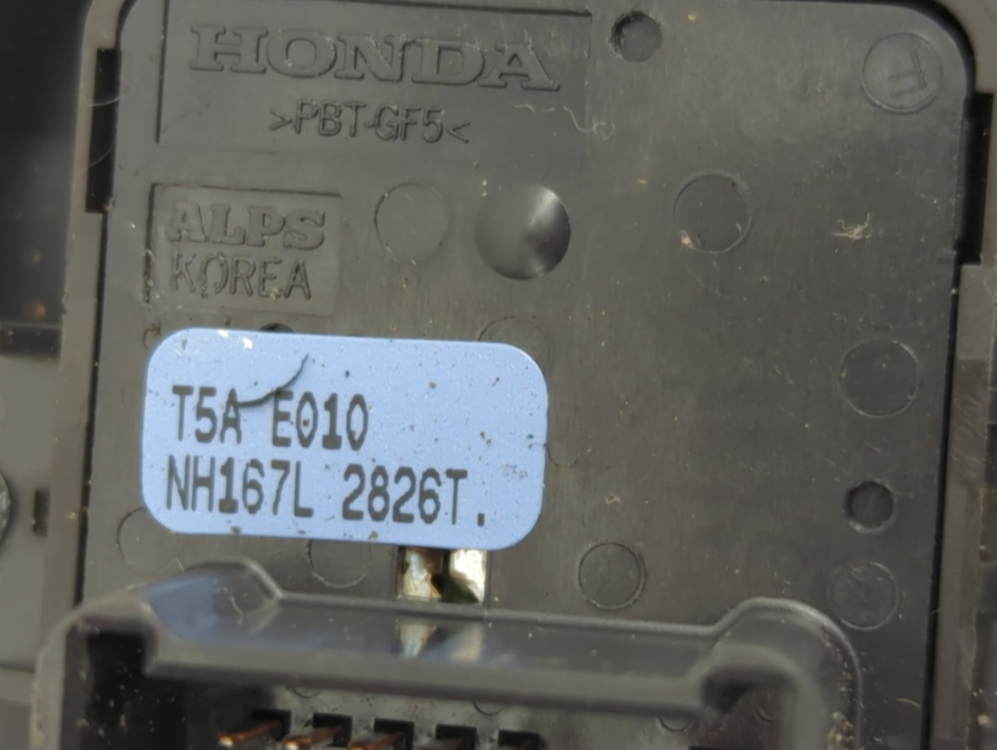 2013-2017 Honda Accord Master Power Window Switch Replacement Driver Side Left P/N:T5A E010 Fits Fits 2013 2014 2015 2016 20