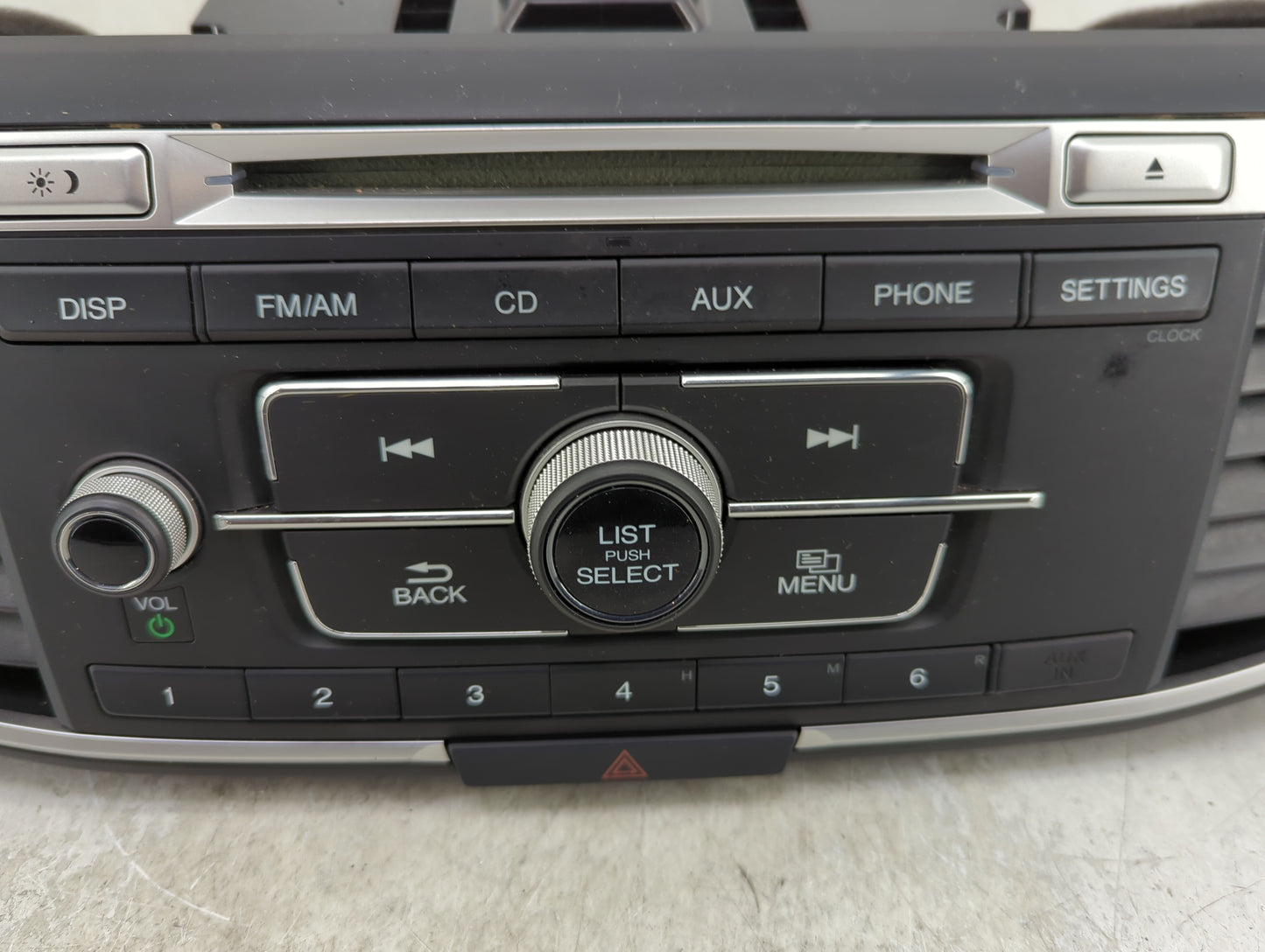 2016-2017 Honda Accord Radio AM FM Cd Player Receiver Replacement P/N:39100T2FA01RM Fits Fits 2016 2017 OEM Used Auto Parts 
