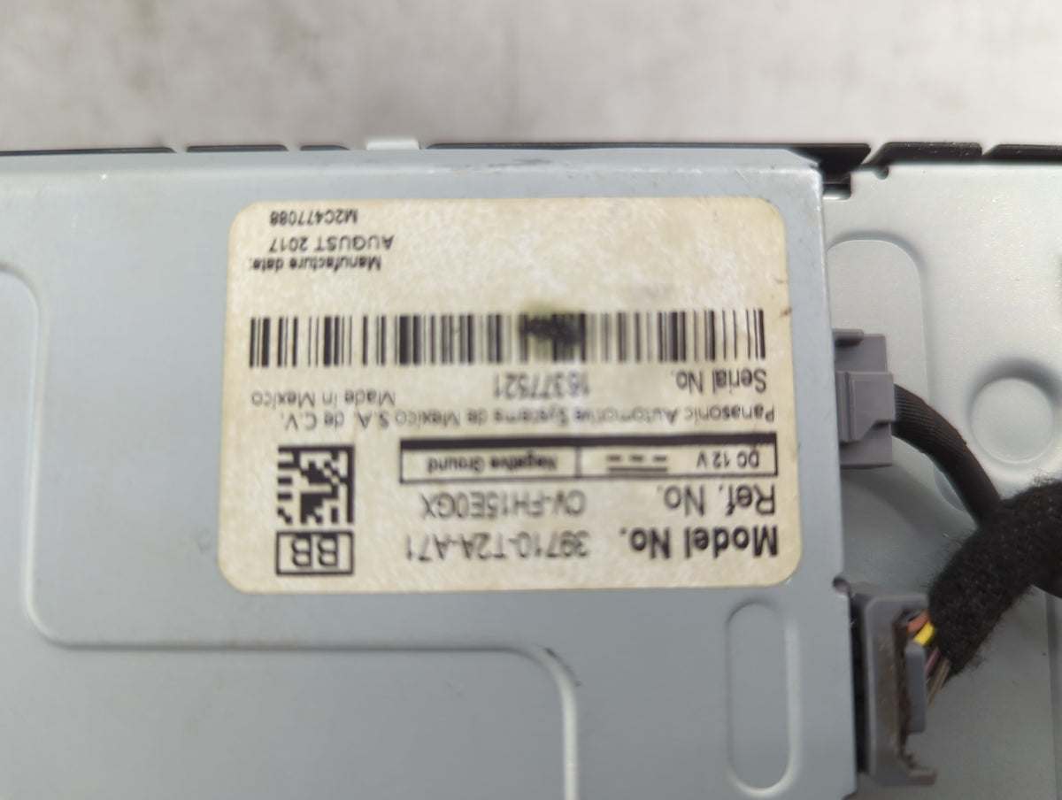 2016-2017 Honda Accord Information Radio Display Screen Black - Oemusedautoparts1.com